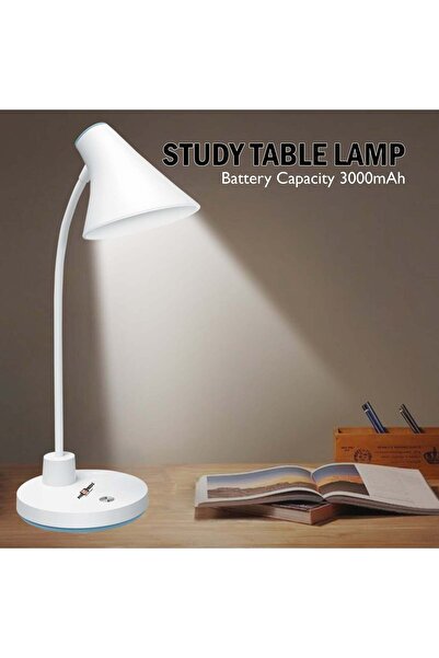 Generic Rechargeable Study Table/Desk Lamp with Warm Light Dimmable for Home ...