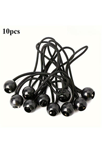 Choice 10pcs 10pcs Bungee Ball Tarps Canvas Tarpaulin Flagpole Ties Cord Ends...