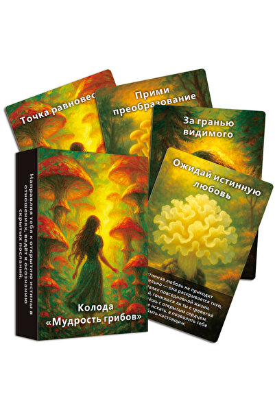 Choice D734 Russian Oracle Deck, Whispers from Mushrooms, Personal Growth and...