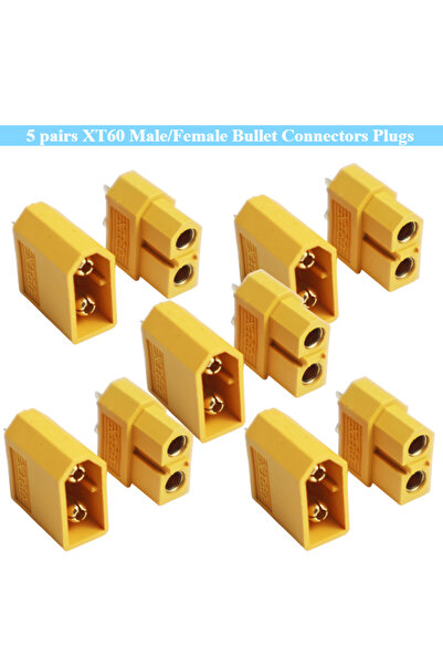 Choice 5 أزواج من موصلات XT60، 5 أزواج من محولات XT60 ذكر/أنثى، موصلات رصاصية...