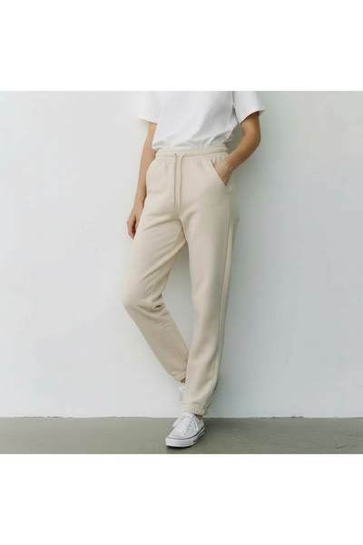 lumberjack 22Ct137 Women's Beige Sweatpants
