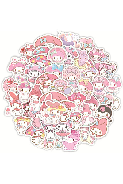 Choice 40 قطعة من ملصقات ماي ميلودي أنمي كاواي، مناسبة لأجهزة الكمبيوتر المحم...