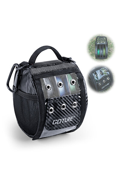 Choice حقيبة تخزين خيوط الصيد بثلاث فتحات، من 3 إلى 6 فتحات، مزودة بنافذة عرض...