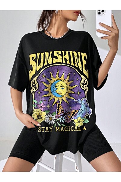 Gollinger Γυναικείο Υπερμεγέθες Μπλουζάκι με Στάμπα EYAXD Sportwear Company