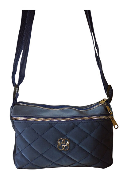 mefehe Üç Gözlü Fermuarlı Kolon Askılı Çapraz Çanta