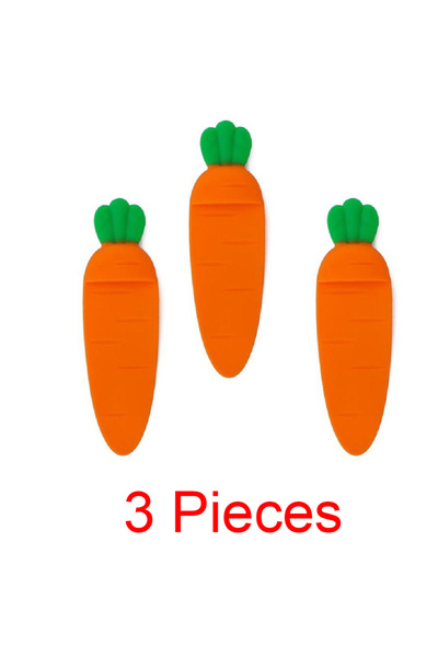 Choice 3 قطع، 1-3-5-10 قطع، فاصل كتاب على شكل جزرة لطيفة من Lytwtw، لوازم مكت...