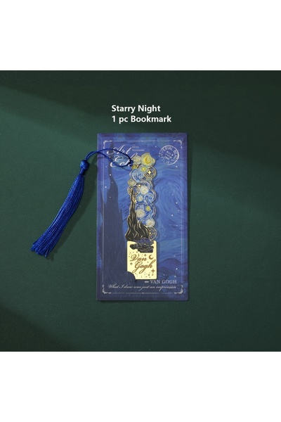 Choice D Bookmark Vintage Painting Metal Bookmark Hollow Bookmark With Long T...