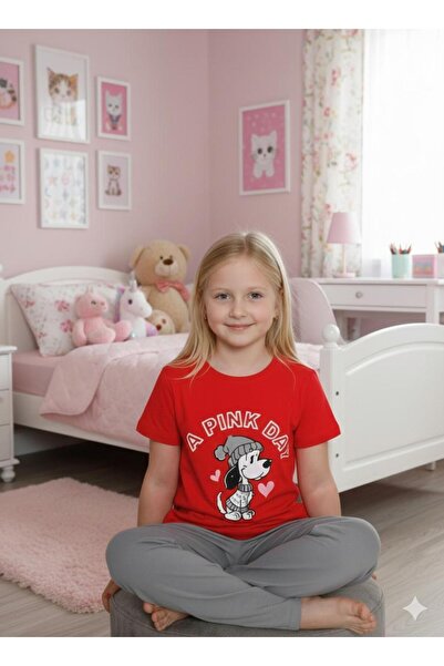 Ayans Pijama Snoopy Baskılı Çocuk Pijama Takımı