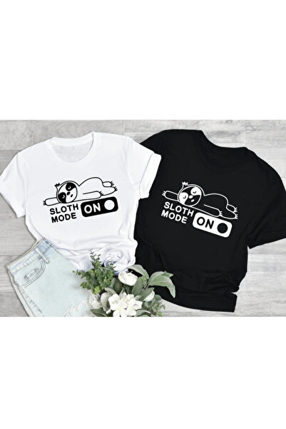 EYAX MODA Tricou imprimat UNISEX, pachet de 2