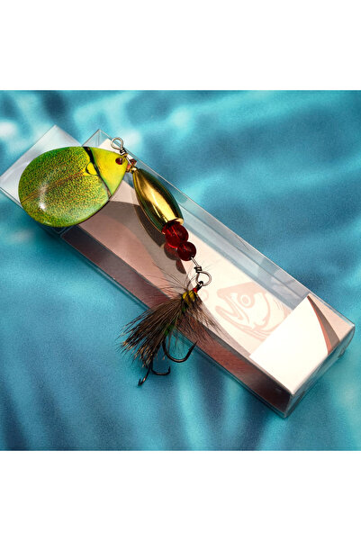 Choice FCP29-635-A ANFS طعم صيد ذباب نحاسي دوار قطعة واحدة لصيد سمك القاروص، ...