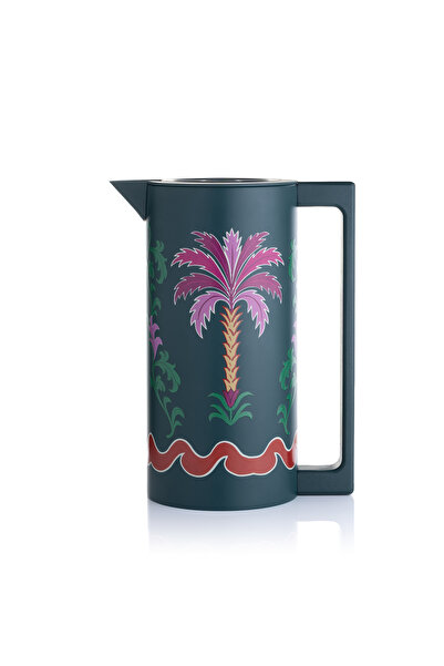 Blends ترمس شاي وقهوة بنقشة النخيل سعة 1 لتر من أسيب