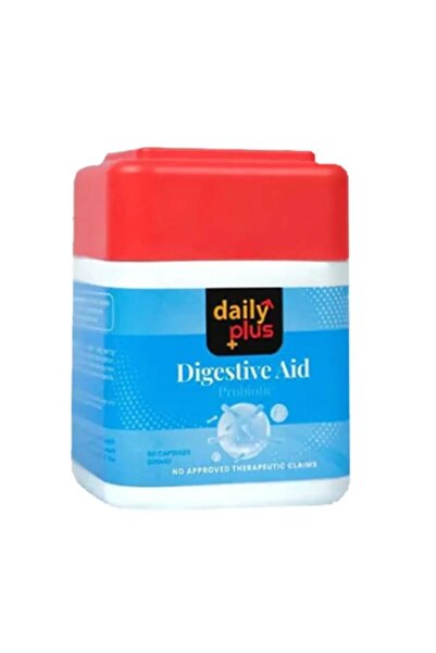 DAILY PLUS Digestive Aid Probiotic 500 mg 60 Capsules