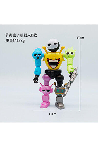 Choice1 Red 2025 17cm Game Sprunki Assemble Robot Action Figures Model Deskto...
