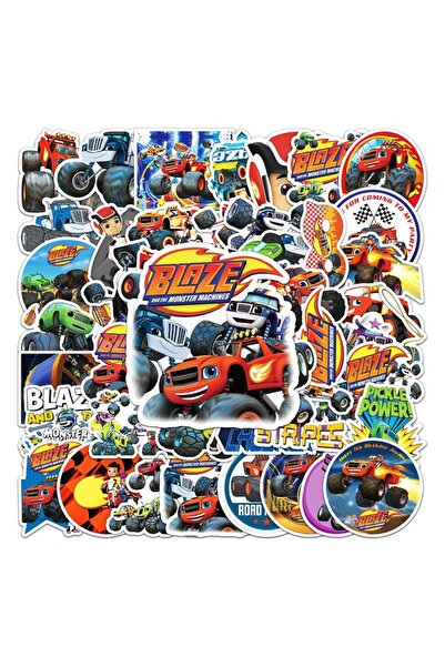 Choice QT-316 50 قطعة ملصقات جرافيتي كرتونية لشخصية بليز وآلات الوحوش، مناسبة...