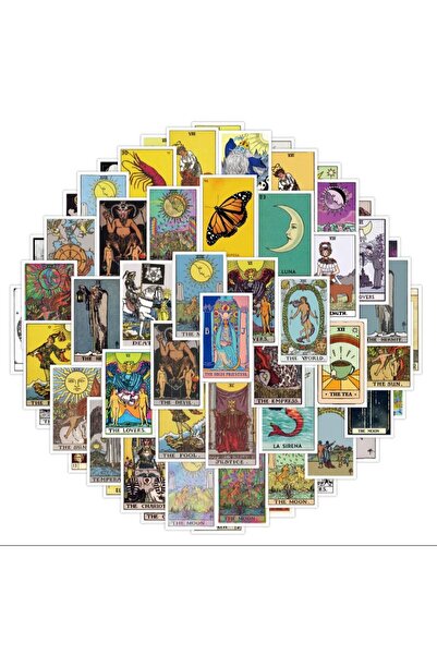 Choice 50pcs 50Pcs Tarot Card Graffiti Stickers Set Waterproof for Skateboard...