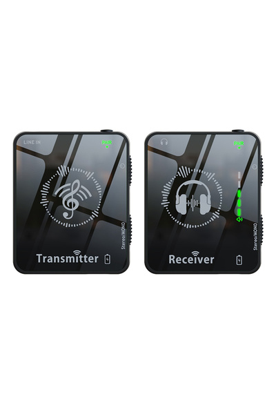 Choice نظام سماعات أذن لاسلكية أسود اللون، نظام مراقبة ونقل بيانات، جهاز استق...