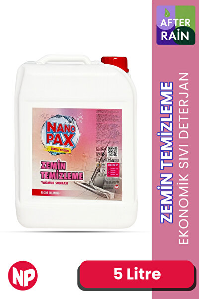 NanoPax 5 Litre Konsantre Yüzey Temizleyici After Rain - İz Bırakmayan Parlak...