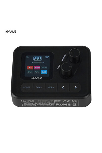 Choice AMP BlackBox M-VAVE POCKET AMP Black Guitar & Bass Multi-Effects Pedal...