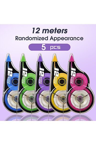 Choice ٥ قطع عشوائية اللون من شريط التصحيح ذي السعة الكبيرة، ٥ خيارات ألوان، ...