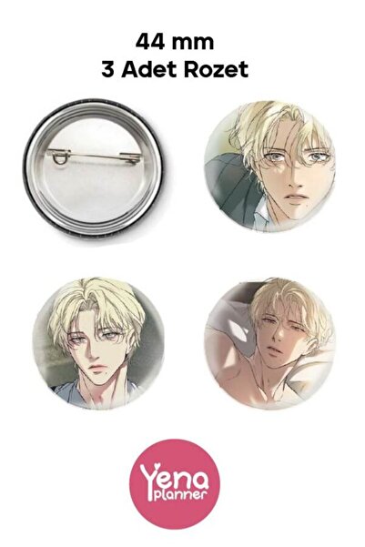 Yenaplanner مجموعة زينة حقيبة ويبتون بإضاءة خلفية / مجموعة شارات