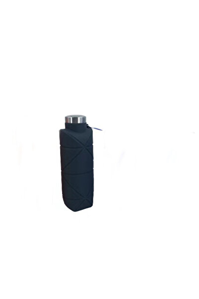 Choice gray Folding Silicone Water Bottle Outdoor Creative Food-grade Silicon...