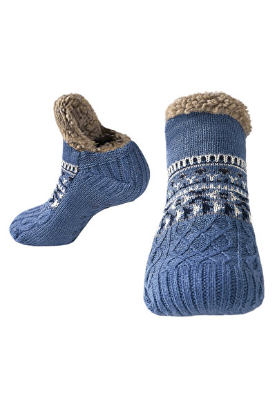 APWIKOGER Blue 28cm Blue 24CM Men Women Winter Indoor Home Slippers Socks Non...