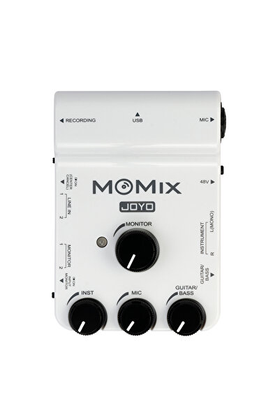 Joyo بطاقة صوت MOMIX، ميكروفون، جيتار، مضخم صوت، بطاقة صوت للموسيقى الحية، لل...