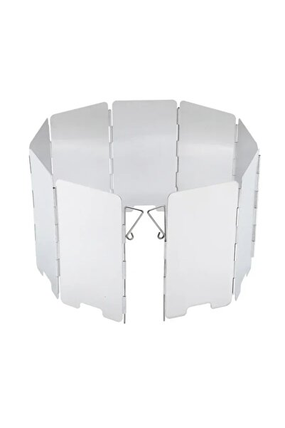 Choice موقد غاز أبيض قابل للطي مزود بـ 9 أطباق، مزود بزجاج أمامي للتخييم في ا...