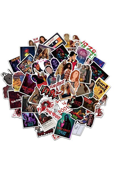 Choice ٥٠ قطعة من ملصقات أفلام الرعب المتنوعة، مثالية لتزيين الهواتف والدراجا...