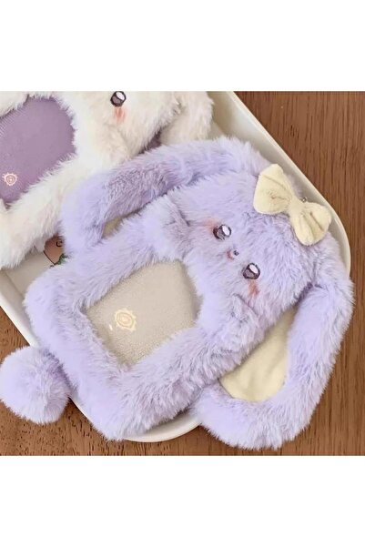 Choice A 1PCS Plush Photocard Holder Cute Cartoon Animal Design Soft ID Prote...