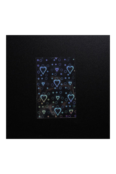 Choice 100 غطاء تخزين بطاقات، 57 × 88 مم، غطاء حماية صغير للبطاقات بنمط قلب ل...