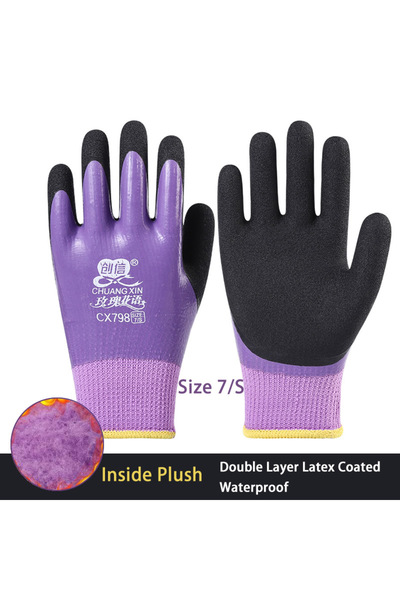 choice2 S7 Enhanced Winter Warm Work Gloves Lady's Mittens Anti-Slip Waterpro...