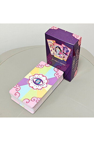 Choice Pink Pastel Prism Tarot Deck 78 Pcs Tarot Cards Imbued with The Soothi...