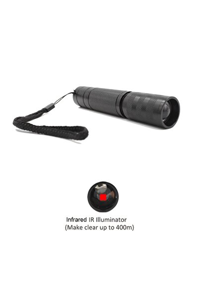 Choice مصباح يدوي احترافي يعمل بالأشعة تحت الحمراء بتردد 850 نانومتر، مزود بم...