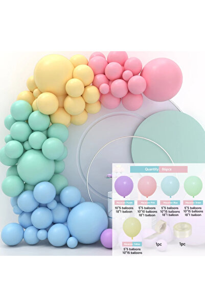 Choice Other 86pcs Colorful Rainbow Balloon Garland Arch Kit Multicolor Latex...
