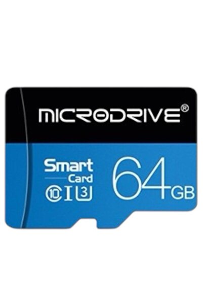 MicroDrive 64 GB MicroSD Memory Card, With SD Adapter Included, Class 10, Hig...
