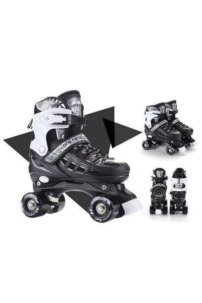 Arabest Inline Adjustable Skates for Kids, With 8 Full Light Up Wheels, Rolle...