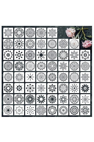 Choice 60 Mandala Mandala Templates for Dot Painting 3inch Small Mandala Mold...