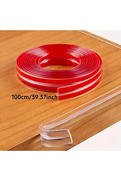 Choice شريط حماية شفاف بطول 100 سم لحماية حواف الأثاث من الصدمات، وواقي زوايا...