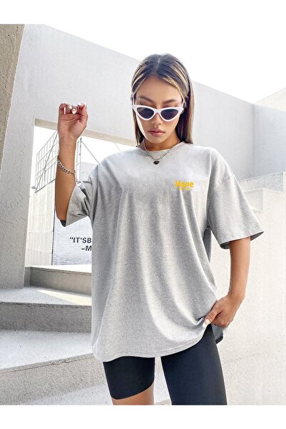 By Layina Women's Hope Printed Oversize Tshirt