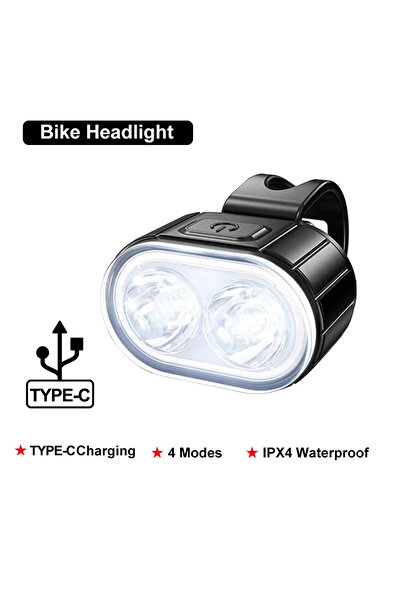 Heinast A-Only White Cycling Bicycle Front Rear Light /Set Bike Defense Flash...