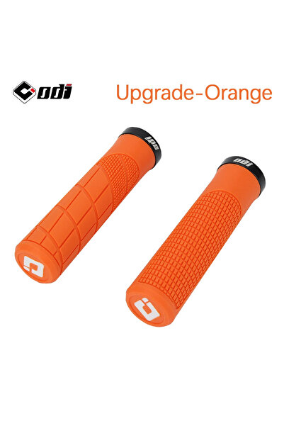 Choice Orange OG-10 ODI Lock-On MTB Grips Shockproof & Non-Slip Handlebar Cov...