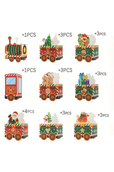 Choice Other Other 24pcs 24-Compartment Christmas Train Advent Calendar, DIY ...