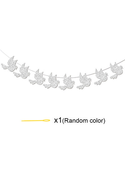 Choice 01 لافتة حمامة لامعة من يومديد، لافتة حفلة حمامة، زينة معلقة لحفلات ال...