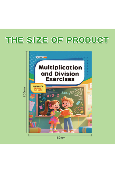 Choice 1pc Multiplication and division workbook, math practice book, improve ...