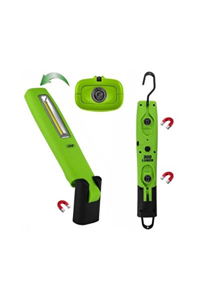 JBM Portable Magnetic Flashlight With Articulated Base 300 Lm