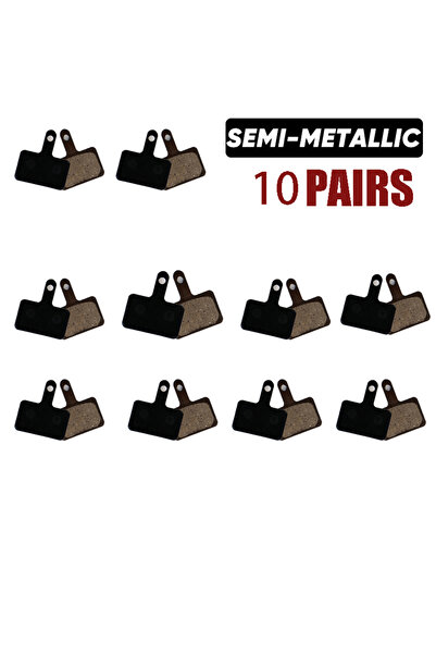 Choice ١٠ أزواج من وسادات فرامل قرصية من الراتنج من TESNO لـ SHIMANO B01S، وس...