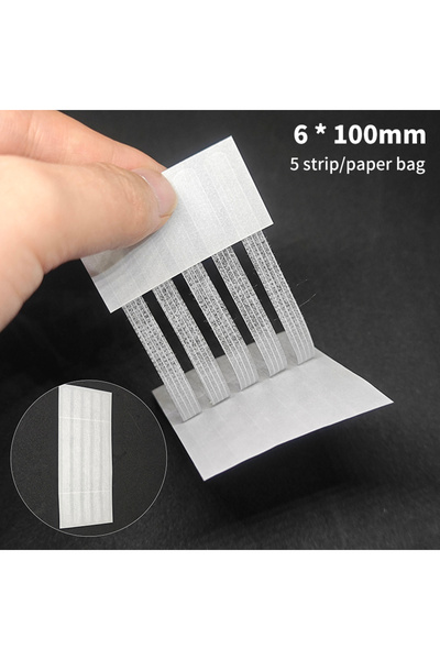 Choice 6x100mm 5 strips 2/5 Strips Wound Skin Closure Strips Postpartum Wound...