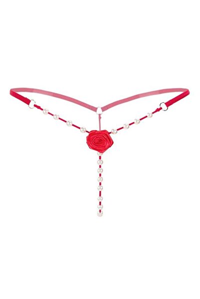 Perspective Beauty Rosie Floral Pattern Pearl Decorated Women's Underwear