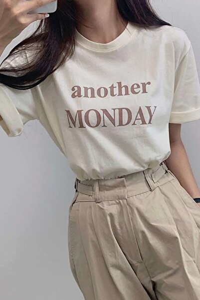 Gollinger Tricou oversize unisex cu imprimeu Another Monday